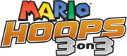 North American and Australian logo for Mario Hoops 3-on-3