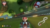 Screenshot of Mario Circuit from Mario Kart 8 as seen in Mario Kart 8 Deluxe