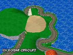 Screenshot of GCN Yoshi Circuit