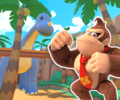The course icon with Donkey Kong