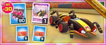 The Crawly Kart Pack from the 2021 Paris Tour in Mario Kart Tour