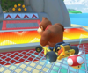 Thumbnail of the Donkey Kong Cup challenge from the Ice Tour; a Combo Attack challenge set on N64 Koopa Troopa Beach T (reused as the Iggy Cup's bonus challenge in the Summer Tour)