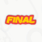 A sticker in Mario Kart World