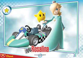 Mario Kart Wii trading card of Rosalina.