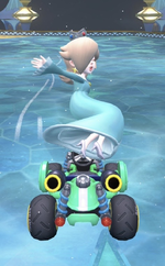 Rosalina performing a trick.