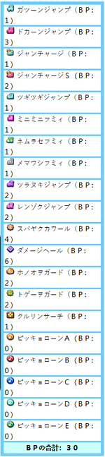 A badge combination from Mario no Badge Jiman Contest.