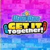 Back side of any card from a WarioWare: Get It Together!-themed Memory Match-up activity, showing the game's logo