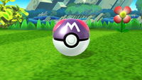 A Master Ball in Super Smash Bros. for Wii U