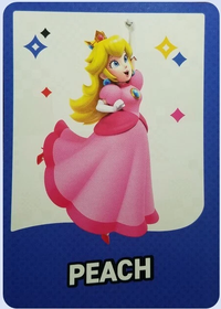 One of the Super Mario Bros. Wonder Trading Cards.