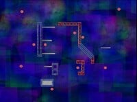 A Target Test stage in Super Smash Bros. Melee