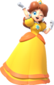 Artwork of Princess Daisy in Super Mario Party.