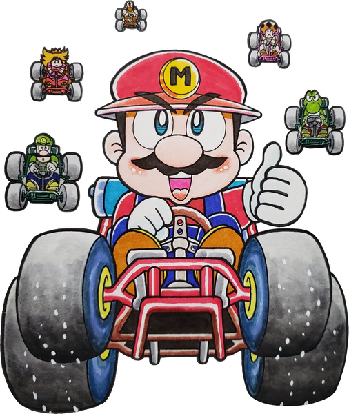 File:Super Mario Kart KC Mario.png