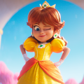 Daisy as seen in The Super Mario Galaxy Movie