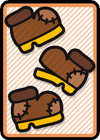 A Worn-Out Jump ×3 Card in Paper Mario: Color Splash.