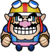 character select sprite of Wario from WarioWare: Get It Together!