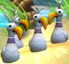 Bowling birds from Donkey Kong Country Returns