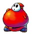 Artwork of a King Debuhō in Yoshi Topsy-Turvy (later used for Fat Guys in Yoshi's Island DS)