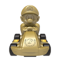 "Gold Mario Kart"