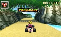 Start of N64 Koopa Beach in Mario Kart 7