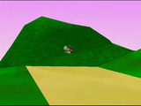 Mario being blown up by a Mini Bomb Kart after placing 4th place or lower in Grand Prix
