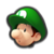 Baby Luigi's head icon in Mario Kart 8
