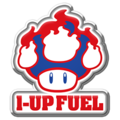 A Mario Kart Tour 1-Up Fuel badge