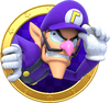 Artwork of Waluigi in Mario Party: Star Rush