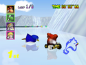 The image for "Sherbet Land" from Mario Kart 64 on Nintendo Music.