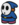 A blue Shy Guy in Paper Mario: Color Splash.