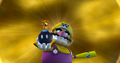 Wario performing the Phony Swing