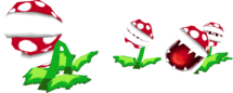 The group of Piranha Flowers from Super Mario 64 DS