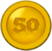 50-Coin icon from Super Mario Maker 2 (Super Mario 3D World style)