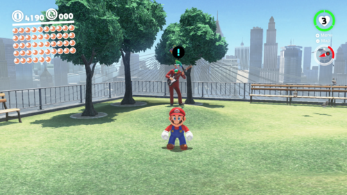 Mayor Pauline Commemorative Park - Super Mario Wiki, the Mario encyclopedia