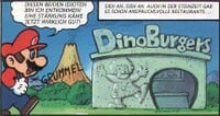 DinoBurgers in the Club Nintendo comic "Super Mario: Verloren in der Zeit"