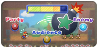 Image showing the Clock Out special move in Paper Mario: The Thousand-Year Door (Nintendo Switch)