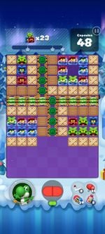 Stage 388 from Dr. Mario World since version 2.1.0