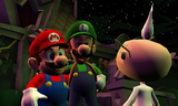 E. Gadd with the Mario Bros.