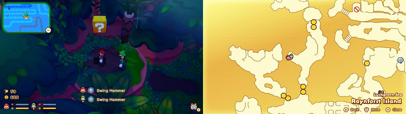 14th ? block in Raynforst Island from Mario & Luigi: Brothership