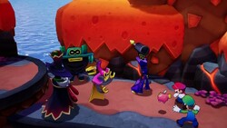 Mario and Luigi confronting Zokket in Zokket's Schemes in Mario & Luigi: Brothership