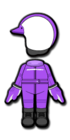 Purple Mii racing suit from Mario Kart 8 Deluxe