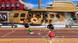 Baby Mario and Baby Luigi hit Bullet Bills back at Bowser's Battleship in Adventure mode