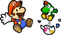 Mario and Mini-Yoshi
