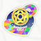 A sticker in Mario Kart World