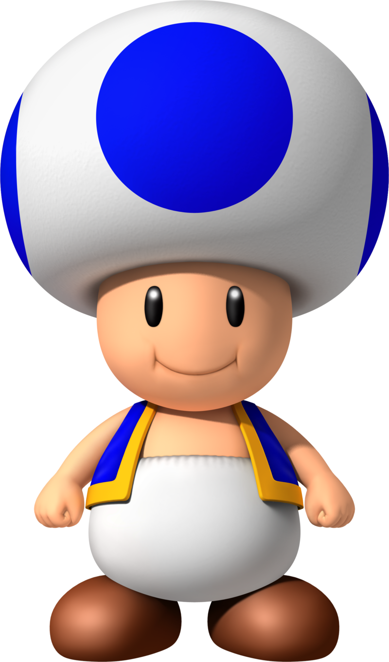 Blue Toad Character Super Mario Wiki The Mario Encyclopedia
