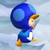 Squared screenshot of Penguin Blue Toad from New Super Mario Bros. Wii.