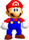 Render of Mario from the Super Mario 3D All-Stars version of Super Mario 64