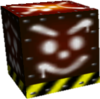 Model of the Tox Box enemy from Super Mario 64.