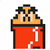 Stiletto Goomba icon from Super Mario Maker 2 (Super Mario Bros. 3 style)