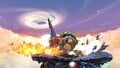 Giga Bowser using Fire Breath in Super Smash Bros. Ultimate