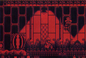 Pre-release screenshot of Stage 9 from Virtual Boy Wario Land